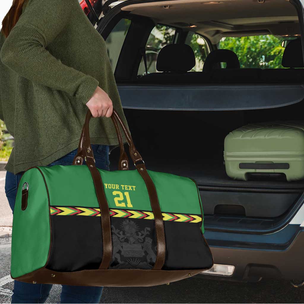 Malawi Cricket Custom Travel Bag Malawi Chevron Pattern - Wonder Print Shop