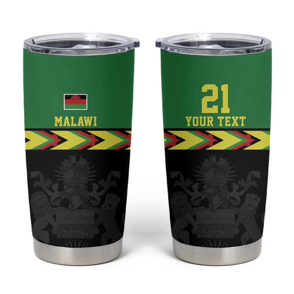 Malawi Cricket Custom Tumbler Cup Malawi Chevron Pattern - Wonder Print Shop
