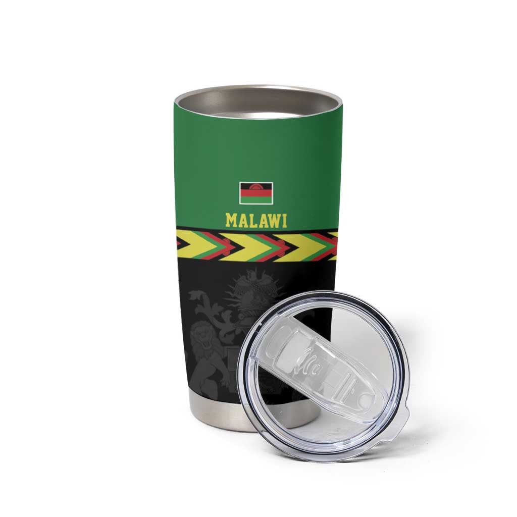 Malawi Cricket Custom Tumbler Cup Malawi Chevron Pattern - Wonder Print Shop