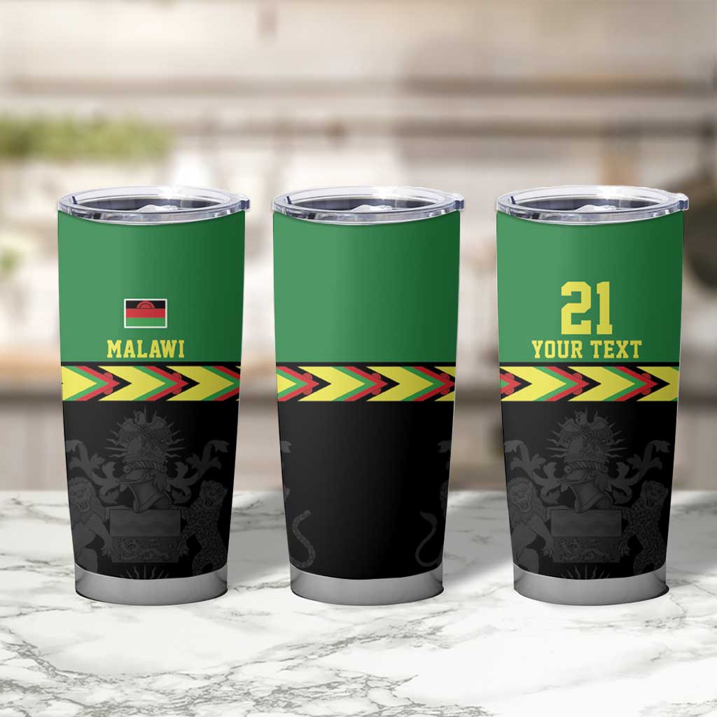 Malawi Cricket Custom Tumbler Cup Malawi Chevron Pattern - Wonder Print Shop