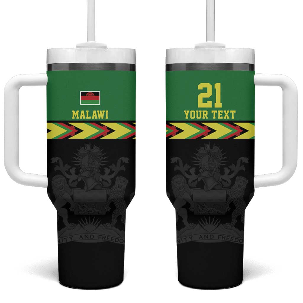 Malawi Cricket Custom Tumbler With Handle Malawi Chevron Pattern - Wonder Print Shop
