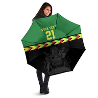 Malawi Cricket Custom Umbrella Malawi Chevron Pattern - Wonder Print Shop