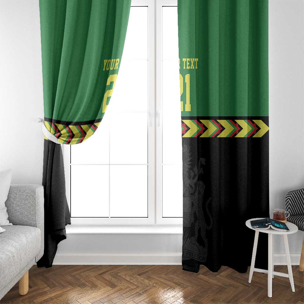 Malawi Cricket Custom Window Curtain Malawi Chevron Pattern - Wonder Print Shop