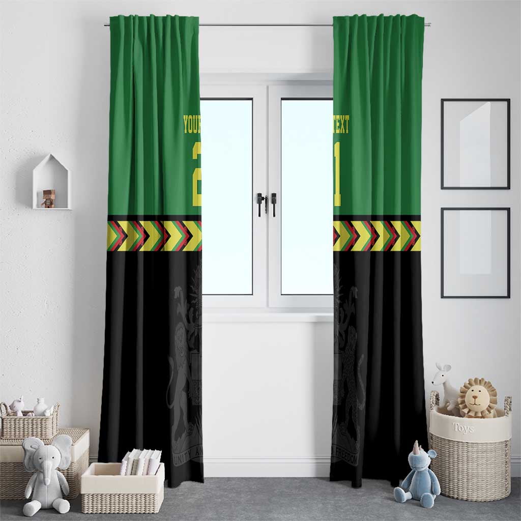 Malawi Cricket Custom Window Curtain Malawi Chevron Pattern - Wonder Print Shop