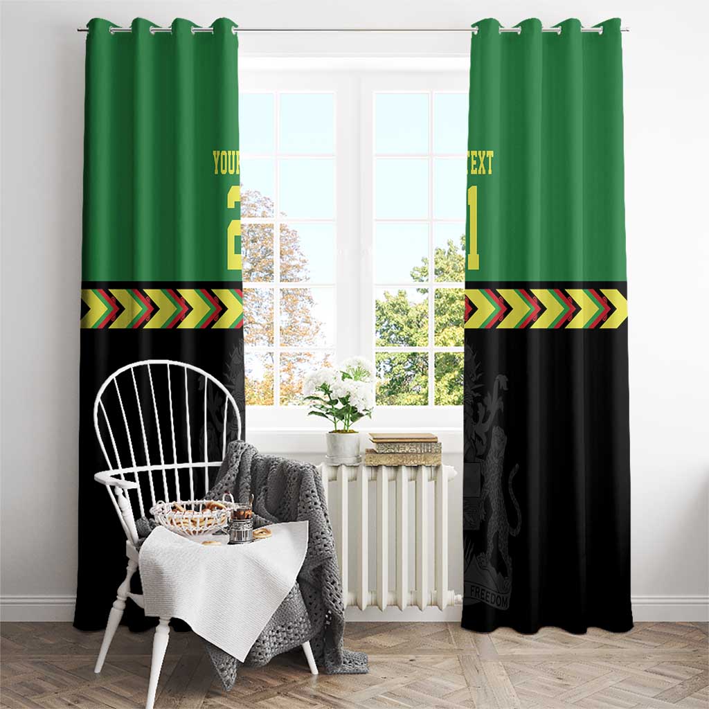 Malawi Cricket Custom Window Curtain Malawi Chevron Pattern - Wonder Print Shop