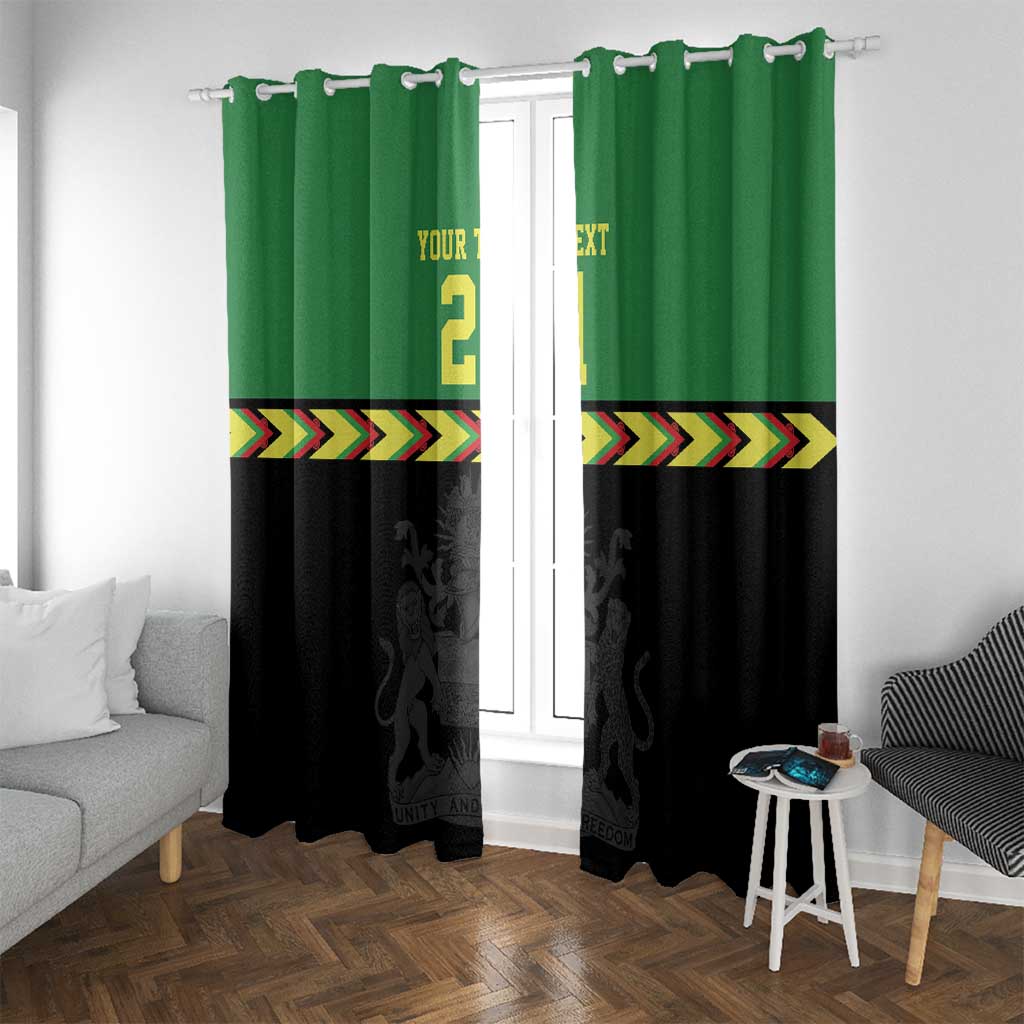 Malawi Cricket Custom Window Curtain Malawi Chevron Pattern - Wonder Print Shop