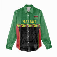 Malawi Cricket Custom Women Casual Shirt Malawi Chevron Pattern - Wonder Print Shop