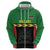 Malawi Cricket Custom Zip Hoodie Malawi Chevron Pattern - Wonder Print Shop