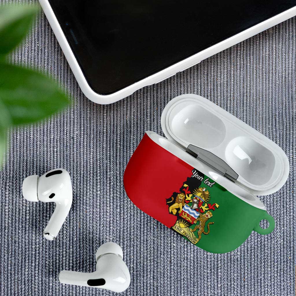 Malawi Flag Map AirPods Case Simple Malawi Emblem Coat of Arms - Wonder Print Shop