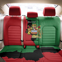 Malawi Flag Map Back Car Seat Cover Simple Malawi Emblem Coat of Arms - Wonder Print Shop