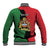 Malawi Flag Map Baseball Jacket Simple Malawi Emblem Coat of Arms - Wonder Print Shop