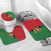 Malawi Flag Map Bathroom Set Simple Malawi Emblem Coat of Arms - Wonder Print Shop