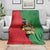 Malawi Flag Map Blanket Simple Malawi Emblem Coat of Arms - Wonder Print Shop