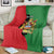Malawi Flag Map Blanket Simple Malawi Emblem Coat of Arms - Wonder Print Shop