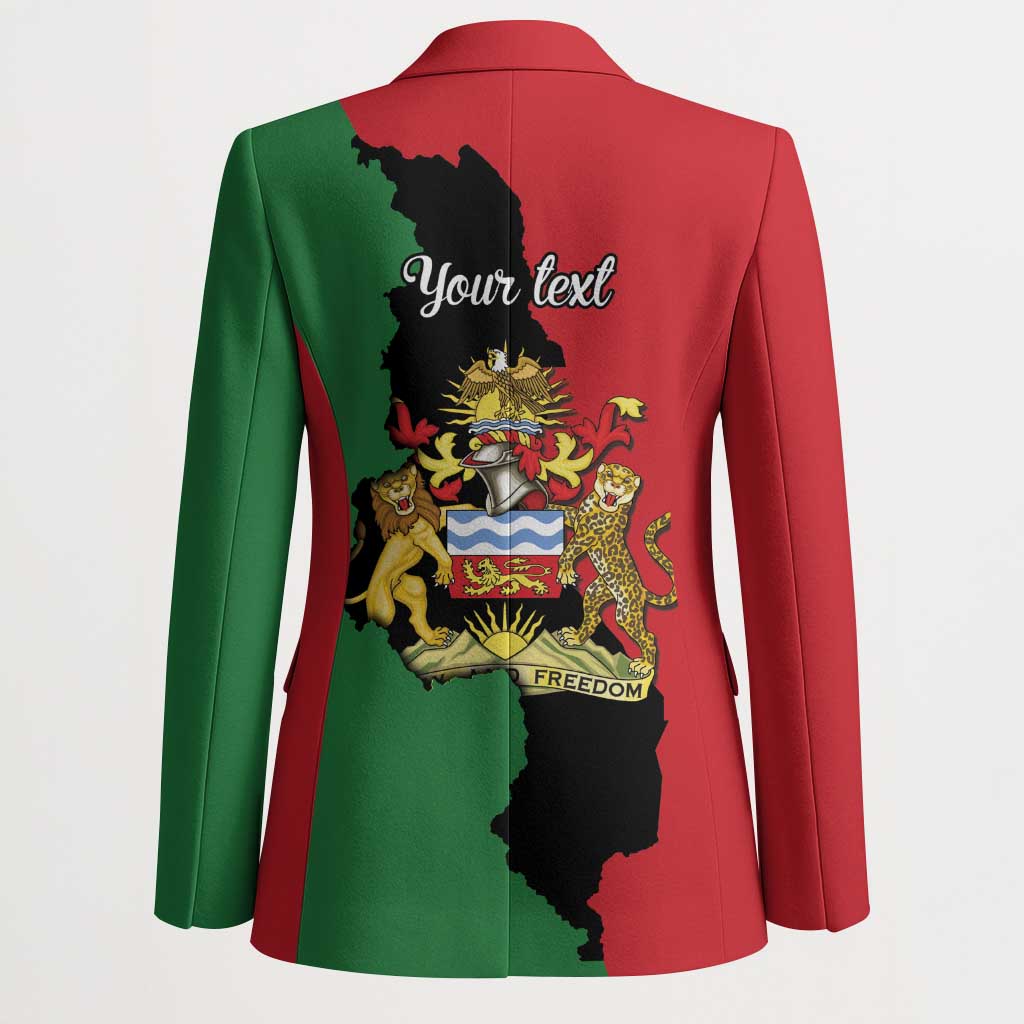 Malawi Flag Map Blazer Simple Malawi Emblem Coat of Arms - Wonder Print Shop