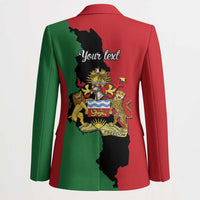 Malawi Flag Map Blazer Simple Malawi Emblem Coat of Arms - Wonder Print Shop