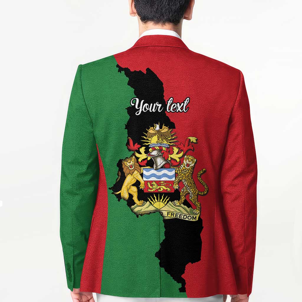 Malawi Flag Map Blazer Simple Malawi Emblem Coat of Arms - Wonder Print Shop