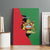 Malawi Flag Map Canvas Wall Art Simple Malawi Emblem Coat of Arms - Wonder Print Shop