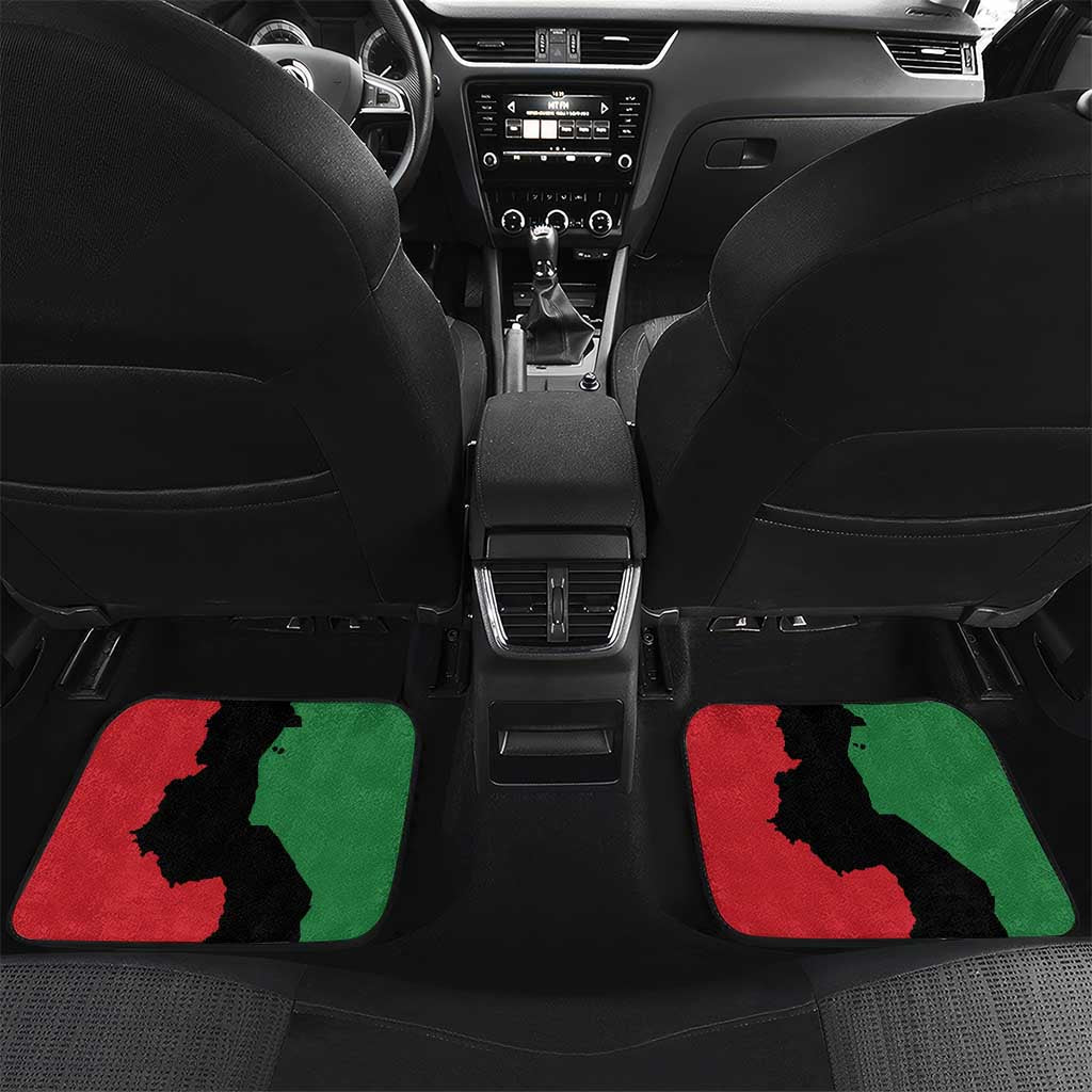 Malawi Flag Map Car Mats Simple Malawi Emblem Coat of Arms - Wonder Print Shop