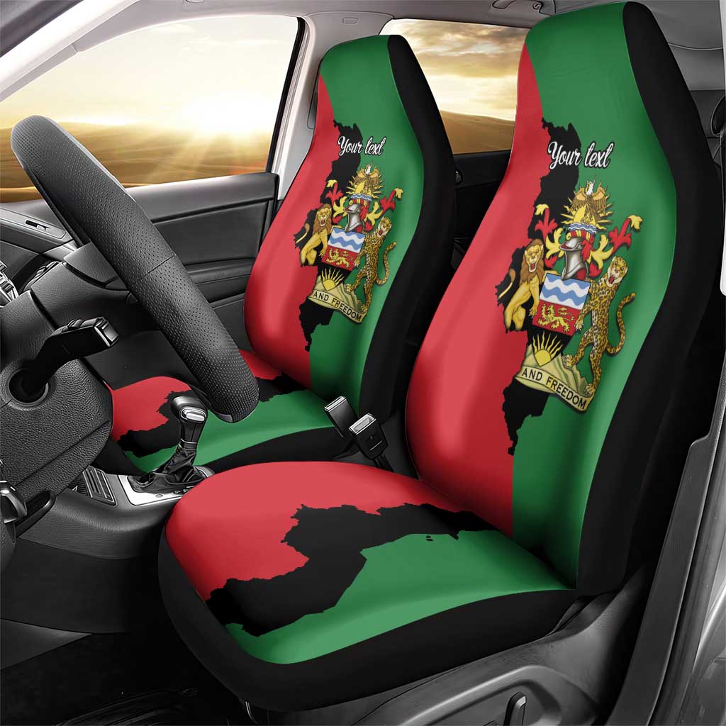 Malawi Flag Map Car Seat Cover Simple Malawi Emblem Coat of Arms - Wonder Print Shop