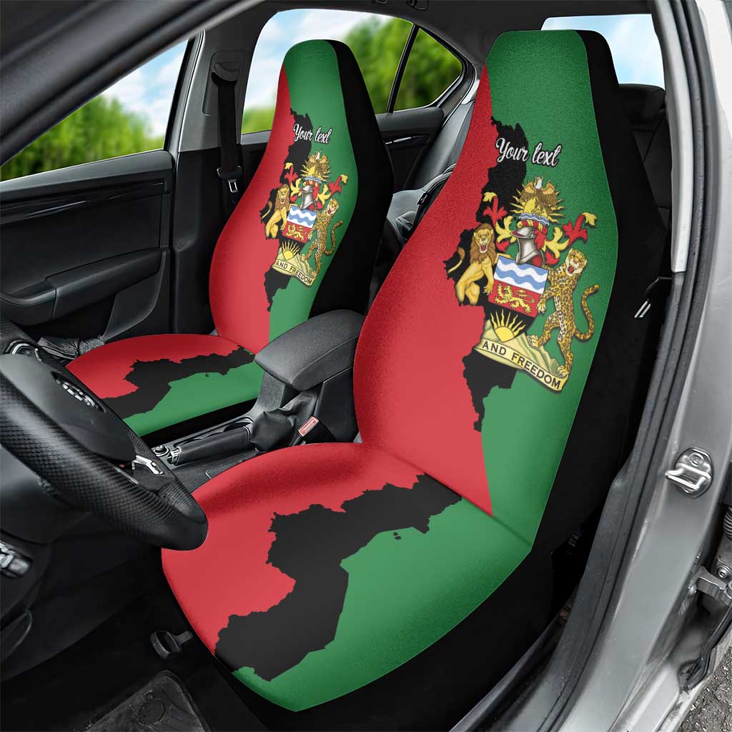 Malawi Flag Map Car Seat Cover Simple Malawi Emblem Coat of Arms - Wonder Print Shop