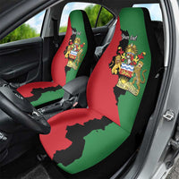 Malawi Flag Map Car Seat Cover Simple Malawi Emblem Coat of Arms - Wonder Print Shop