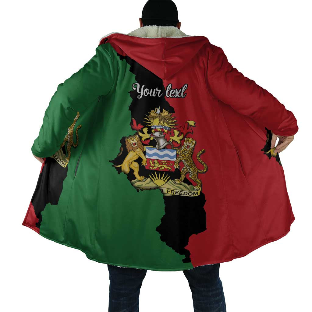 Malawi Flag Map Cloak Simple Malawi Emblem Coat of Arms - Wonder Print Shop