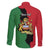Malawi Flag Map Family Matching Off Shoulder Short Dress and Hawaiian Shirt Simple Malawi Emblem Coat of Arms - Wonder Print Shop