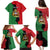 Malawi Flag Map Family Matching Puletasi and Hawaiian Shirt Simple Malawi Emblem Coat of Arms - Wonder Print Shop