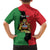 Malawi Flag Map Family Matching Short Sleeve Bodycon Dress and Hawaiian Shirt Simple Malawi Emblem Coat of Arms - Wonder Print Shop