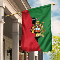Malawi Flag Map Garden Flag Simple Malawi Emblem Coat of Arms - Wonder Print Shop