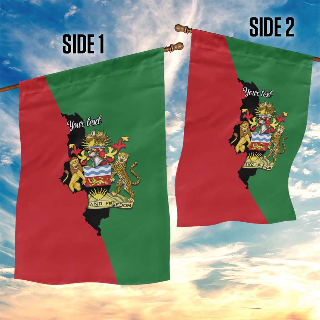 Malawi Flag Map Garden Flag Simple Malawi Emblem Coat of Arms - Wonder Print Shop