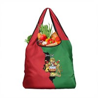 Malawi Flag Map Grocery Bag Simple Malawi Emblem Coat of Arms - Wonder Print Shop