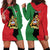 Malawi Flag Map Hoodie Dress Simple Malawi Emblem Coat of Arms - Wonder Print Shop