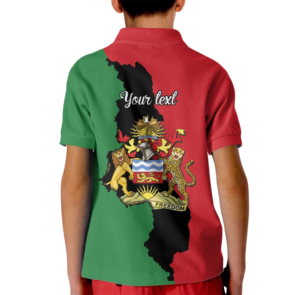 Malawi Flag Map Kid Polo Shirt Simple Malawi Emblem Coat of Arms - Wonder Print Shop