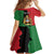 Malawi Flag Map Kid Short Sleeve Dress Simple Malawi Emblem Coat of Arms - Wonder Print Shop