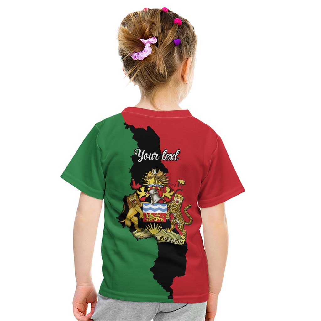Malawi Flag Map Kid T Shirt Simple Malawi Emblem Coat of Arms - Wonder Print Shop