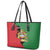 Malawi Flag Map Leather Tote Bag Simple Malawi Emblem Coat of Arms - Wonder Print Shop
