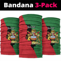 Malawi Flag Map Neck Gaiter Simple Malawi Emblem Coat of Arms - Wonder Print Shop