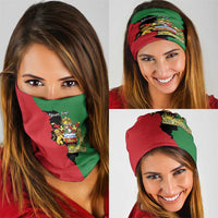 Malawi Flag Map Neck Gaiter Simple Malawi Emblem Coat of Arms - Wonder Print Shop