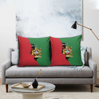 Malawi Flag Map Pillow Cover Simple Malawi Emblem Coat of Arms - Wonder Print Shop