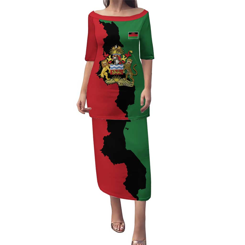 Malawi Flag Map Puletasi Simple Malawi Emblem Coat of Arms - Wonder Print Shop