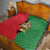 Malawi Flag Map Quilt Simple Malawi Emblem Coat of Arms - Wonder Print Shop