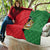 Malawi Flag Map Quilt Simple Malawi Emblem Coat of Arms - Wonder Print Shop