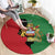 Malawi Flag Map Round Carpet Simple Malawi Emblem Coat of Arms - Wonder Print Shop