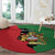 Malawi Flag Map Round Carpet Simple Malawi Emblem Coat of Arms - Wonder Print Shop