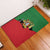 Malawi Flag Map Rubber Doormat Simple Malawi Emblem Coat of Arms - Wonder Print Shop