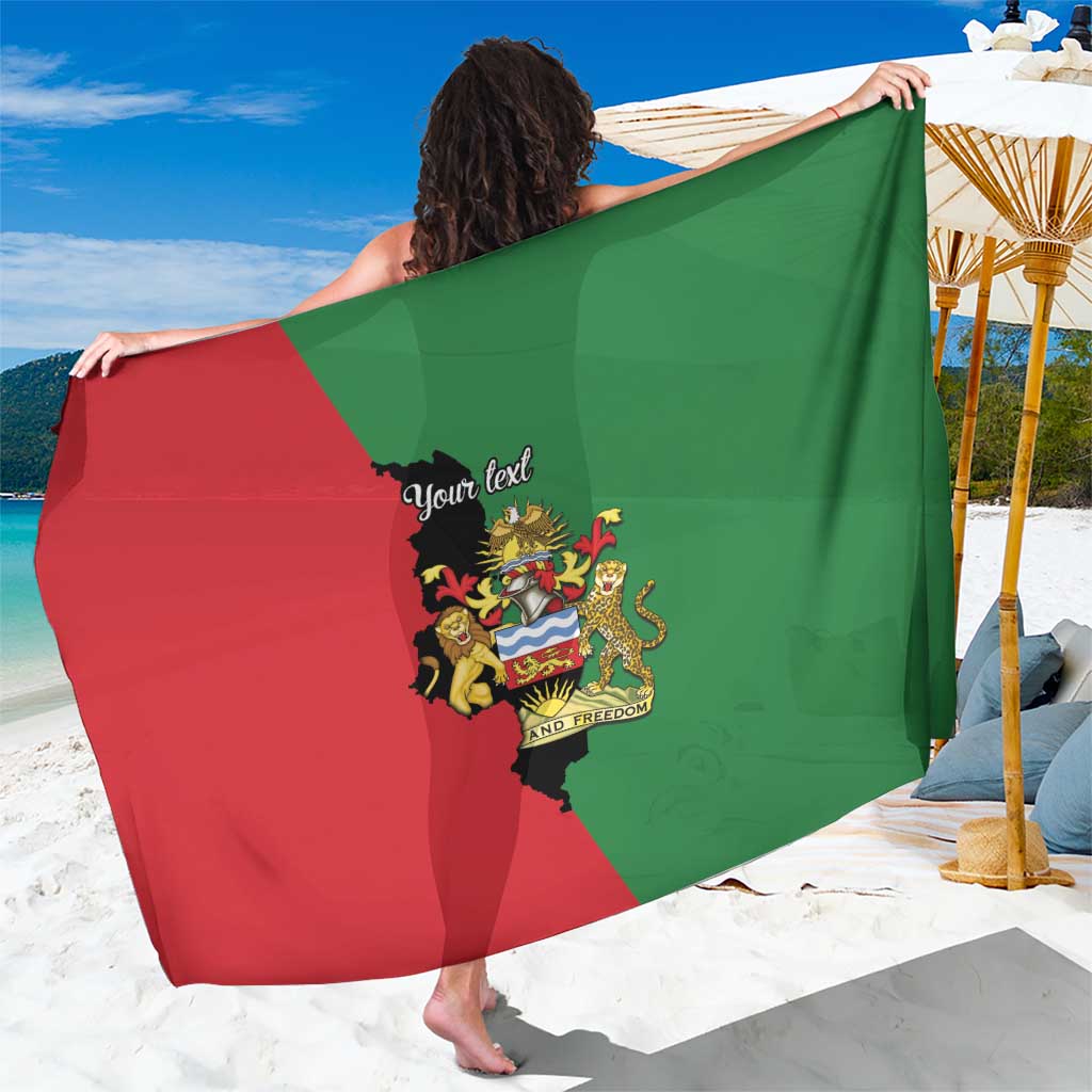 Malawi Flag Map Sarong Simple Malawi Emblem Coat of Arms - Wonder Print Shop