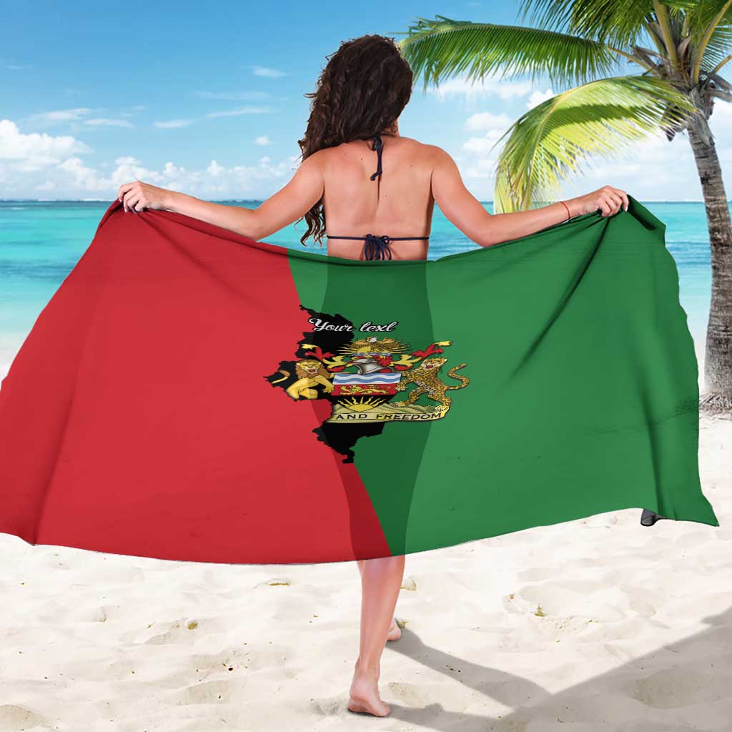 Malawi Flag Map Sarong Simple Malawi Emblem Coat of Arms - Wonder Print Shop