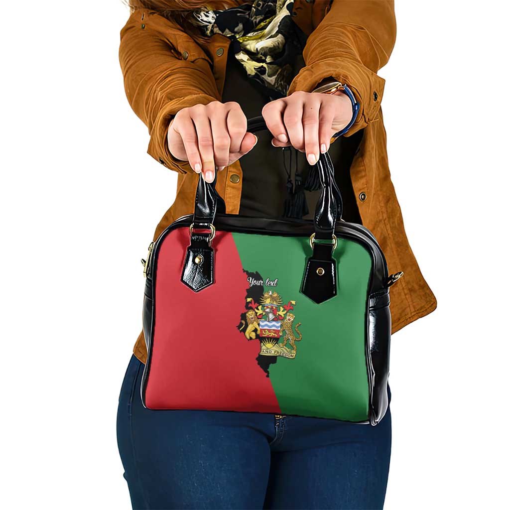 Malawi Flag Map Shoulder Handbag Simple Malawi Emblem Coat of Arms - Wonder Print Shop